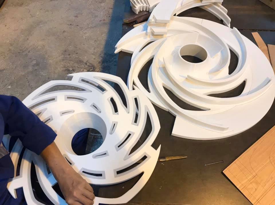 In 3D SLA khổ lớn 800×800×500 mm: in resin liền khối tại CT3D