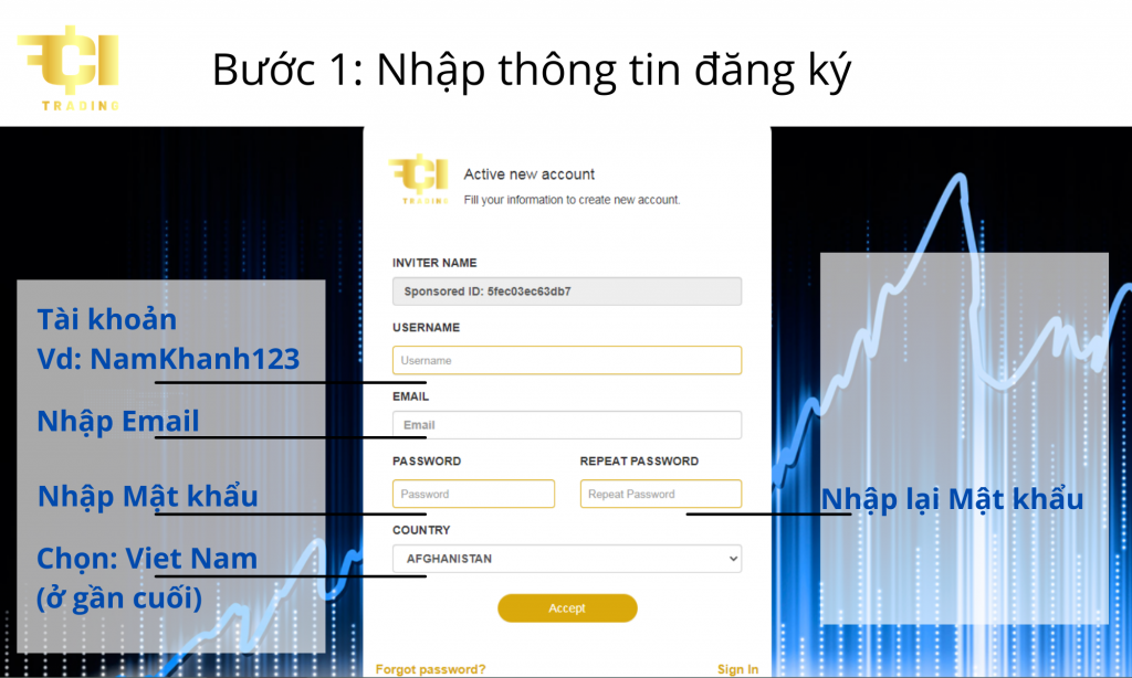 FCITRADING là gì? FCI Trading là sàn giao dịch mua bán tài sản số uy tín của Mỹ. Được thành lập tại Mỹ và đặt trụ sở chính tại 174-176 5th Ave, New York, NY 10010, Hoa Kỳ. Dan Handy là nhà sáng lập cũng như giám đốc điều hành của FCI cùng các cộng sự Gerardo Rivas, Henry Polar, George Alexiev, Oscar Machado, Lasse Clausen, Daniil Kostin tất cả đều là những nhà lãnh đạo với kinh nghiệm 20 năm trong thị trường chứng khoán, forex.